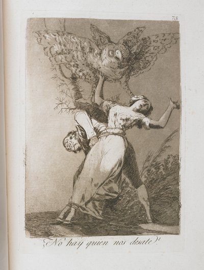 Plate from Los Caprichos, 1797-1798 by Francisco de Goya